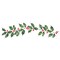 Holly Garland Wall Stencil | 2565 by Designer Stencils | Floral Stencils | Reusable Art Craft Stencils for Painting on Walls, Canvas, Wood | Reusable Plastic Paint Stencil for Home Makeover | Easy to Use & Clean Art Stencil